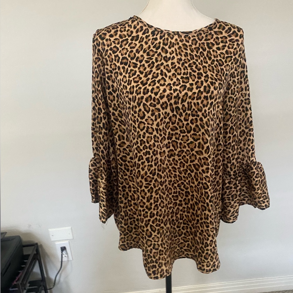 Pink Blush leopard tunic